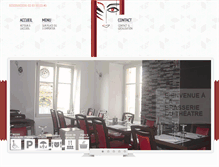 Tablet Screenshot of labrasseriedutheatre.net